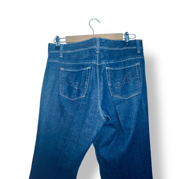 Style & Co. Women's Bootcut Jeans Dark Wash Denim Embellished Pockets Size 6 - Picture 5 of 10